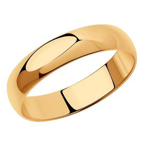 Простое обручальное кольцо женское SOKOLOV 93110002 р.17 в Адамас