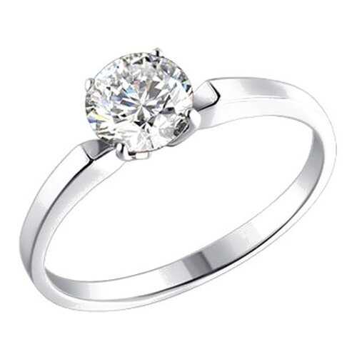 Серебряное помолвочное кольцо женское с фианитом SOKOLOV 94010279 р.17 в Адамас
