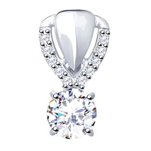 Подвеска SOKOLOV из серебра со Swarovski Zirconia 89030036 в Адамас