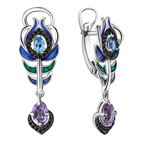 Серьги Aquamarine 4488130Ч.5 в Адамас