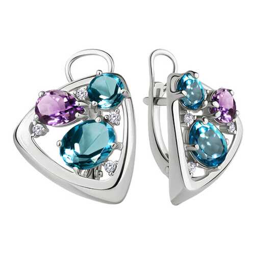 Серьги Aquamarine 4706732А.5 в Адамас