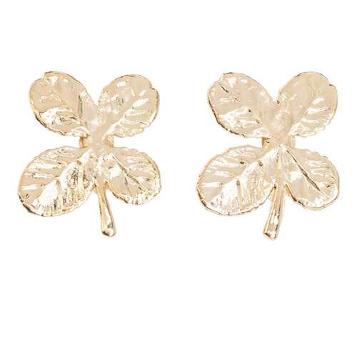 Пусеты Ester Bijoux LF13C-G BR золотистые в Адамас