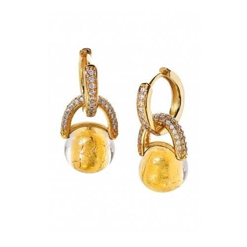 Серьги Bottega Murano 09030400 золотистые в Адамас