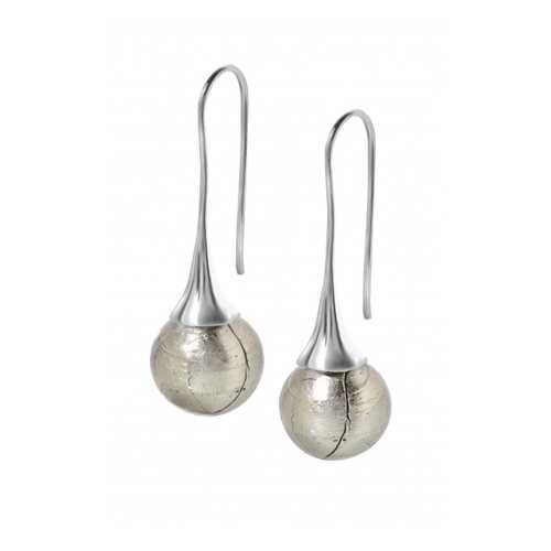 Серьги Bottega Murano 09030401 серые в Адамас