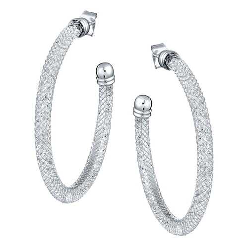 Серьги-кольца с кристаллами Netincelle 20007250 в Адамас