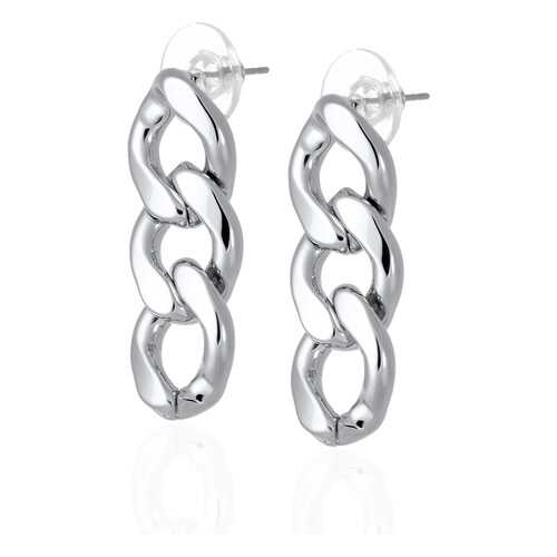 Серьги Lattrice 221155466 серебристые в Адамас