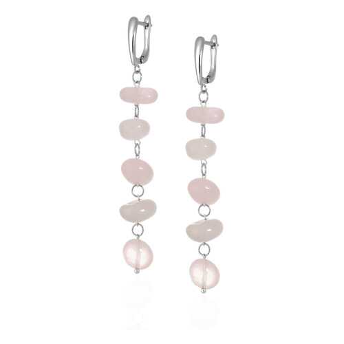 Серьги Lattrice 54666121 розовые в Адамас