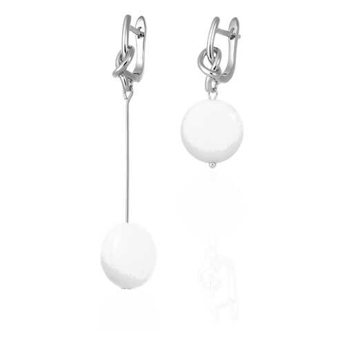 Серьги Lattrice 54666129 белые в Адамас