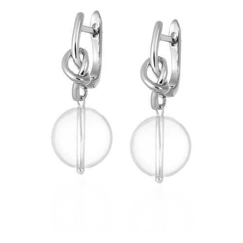 Серьги Lattrice 54666133 прозрачные в Адамас