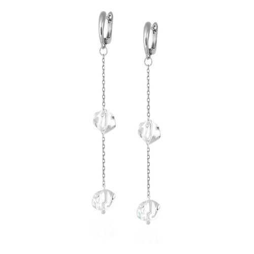 Серьги Lattrice 54666155 прозрачные в Адамас