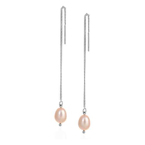 Серьги Lattrice 54666160 розовые в Адамас