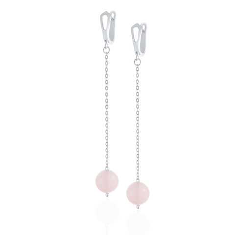 Серьги Lattrice 74111141 розовые в Адамас