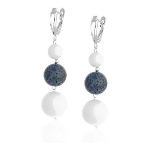 Серьги Lattrice, вставка коралл, артикул 535776102 в Адамас