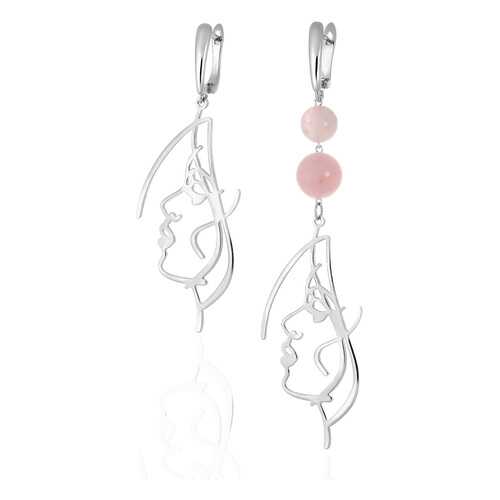 Серьги Lattrice, вставка кварц, артикул 54666041 в Адамас