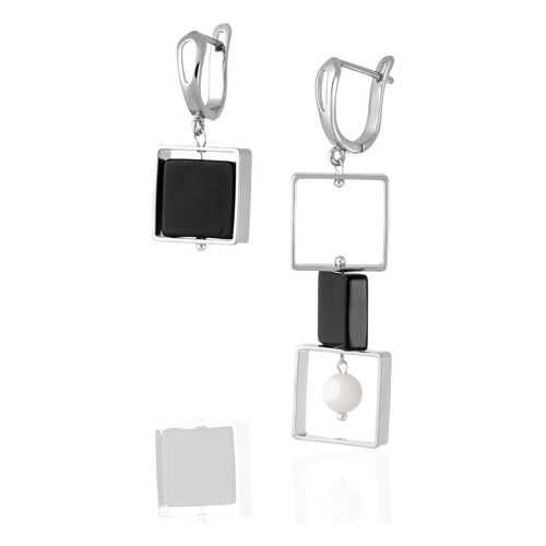 Серьги Lattrice, вставка оникс, артикул 54656000 в Адамас