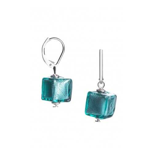 Серьги Perla Cubo 09030366 изумрудные в Адамас
