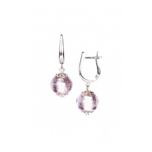 Серьги Perla Grande Argento 09040703 розовые в Адамас