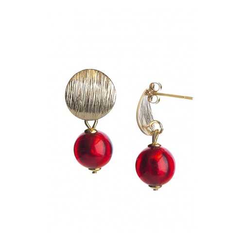 Серьги Perla Metallo Rotondo Grande 09030617 красные в Адамас