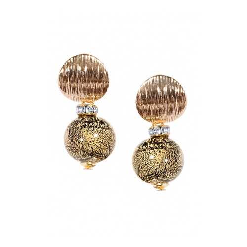 Серьги Perla Metallo Rotondo Grande CaDoro 09030617 черные в Адамас