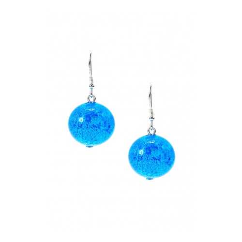 Серьги Satinato Dark Aqua в Адамас