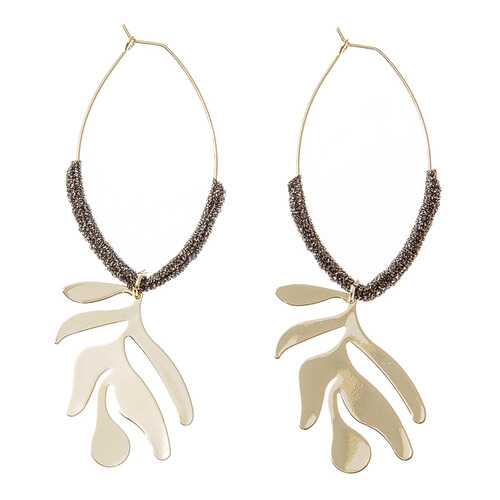 Серьги женские Asavi Jewel ER809011 золотистые в Адамас